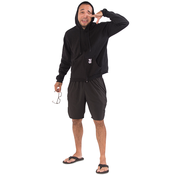 Zip-Hoodie Totenkopf